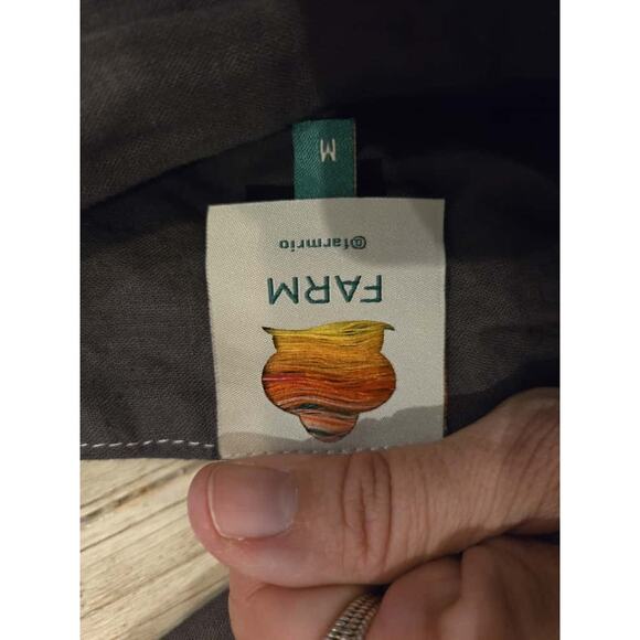 Farm Rio Women's Gray Cut-Out Maxi Dress Size M Party Cocktail - Picture 7 of 8